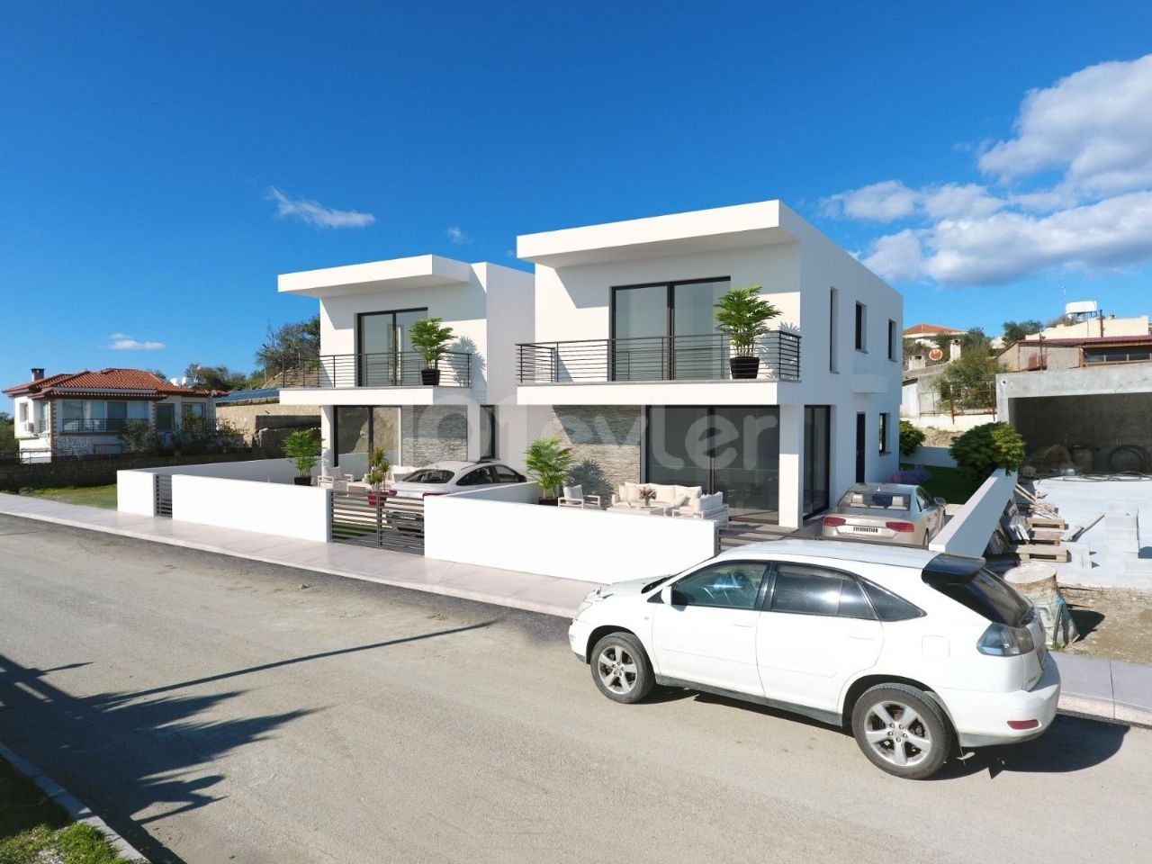 Villa zum Verkauf in der Projektphase in der Region Gönyeli