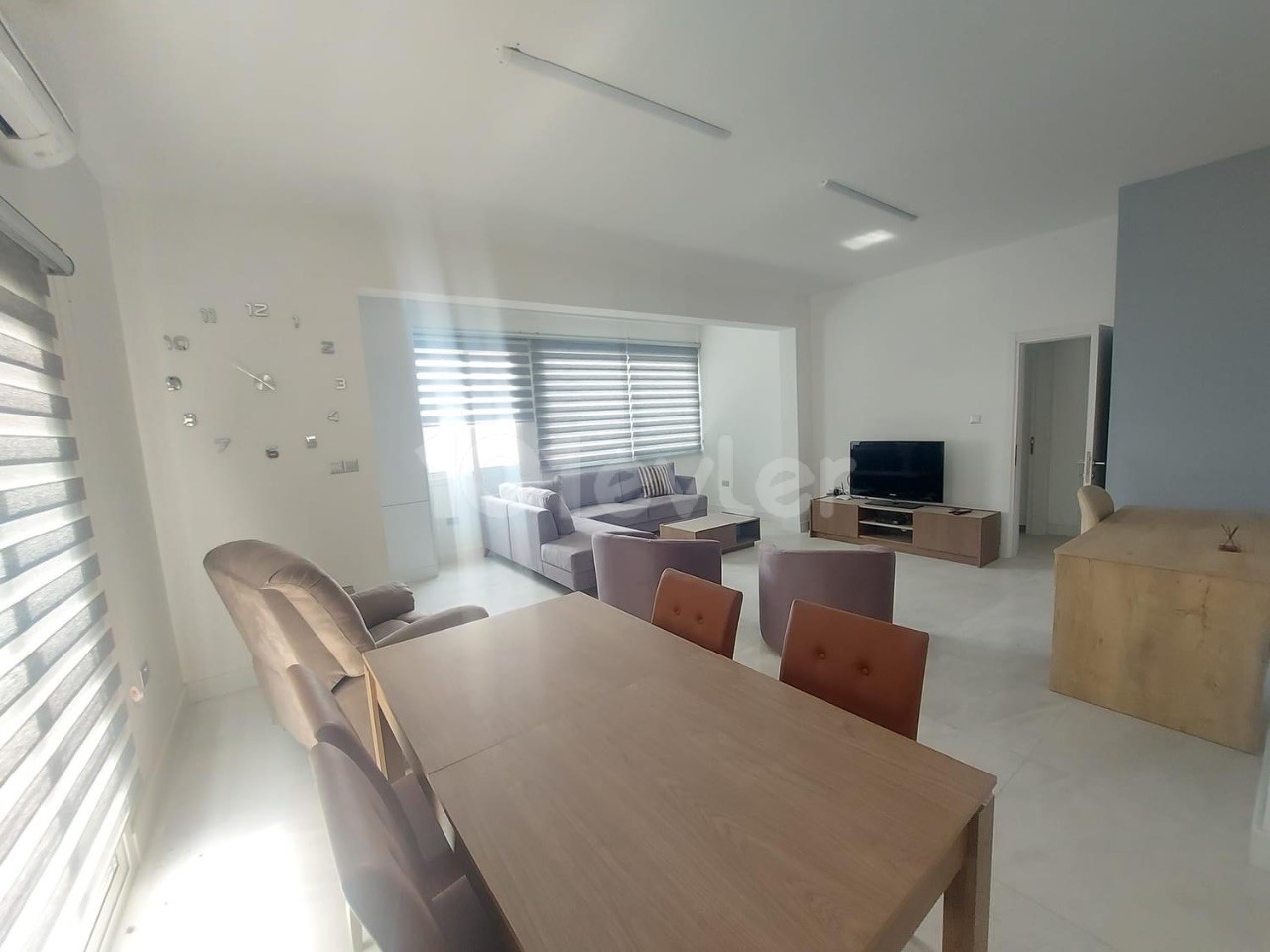 Newly furnished 3+1 flat for rent with sea view in Bellapais